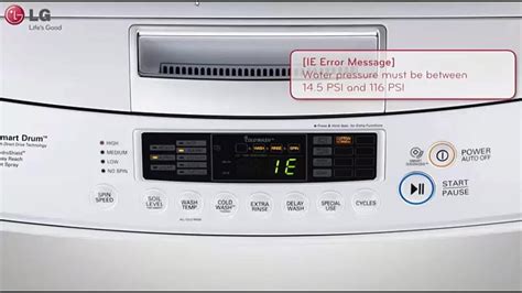 ub code on lg washer|Ub Error on LG Washer 